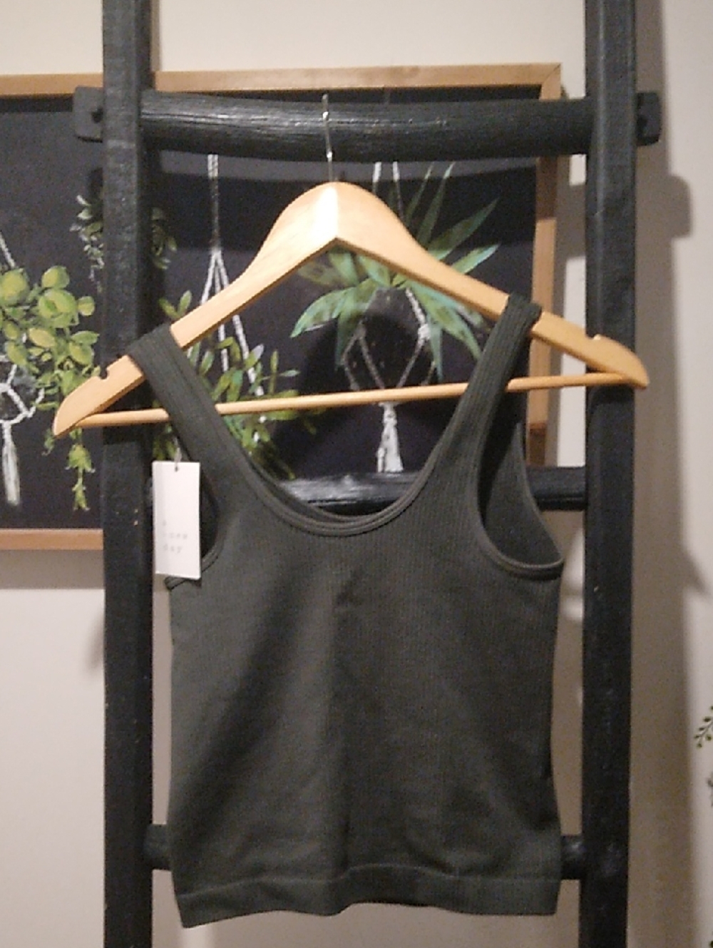Girls A New Day Ribbed Scoop Tank Top